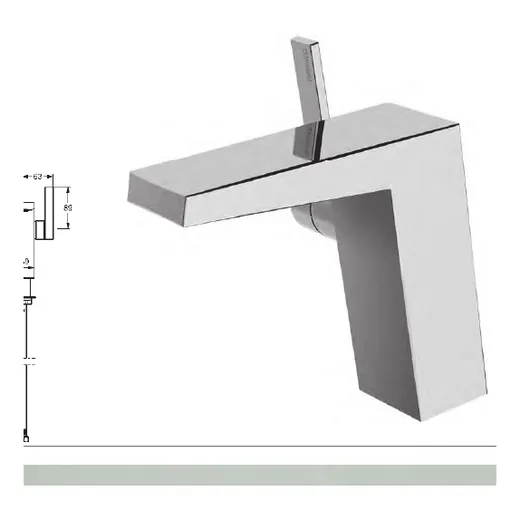 Square Basin Mixer — Lo