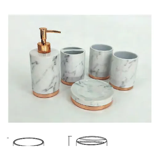Ceramic Accessory Set — Rose